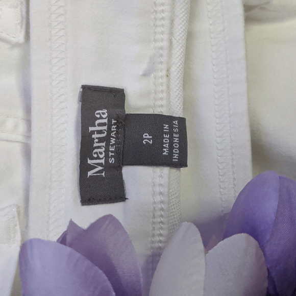 Jean Martha Stewart White Size 2P - Picture 7 of 8